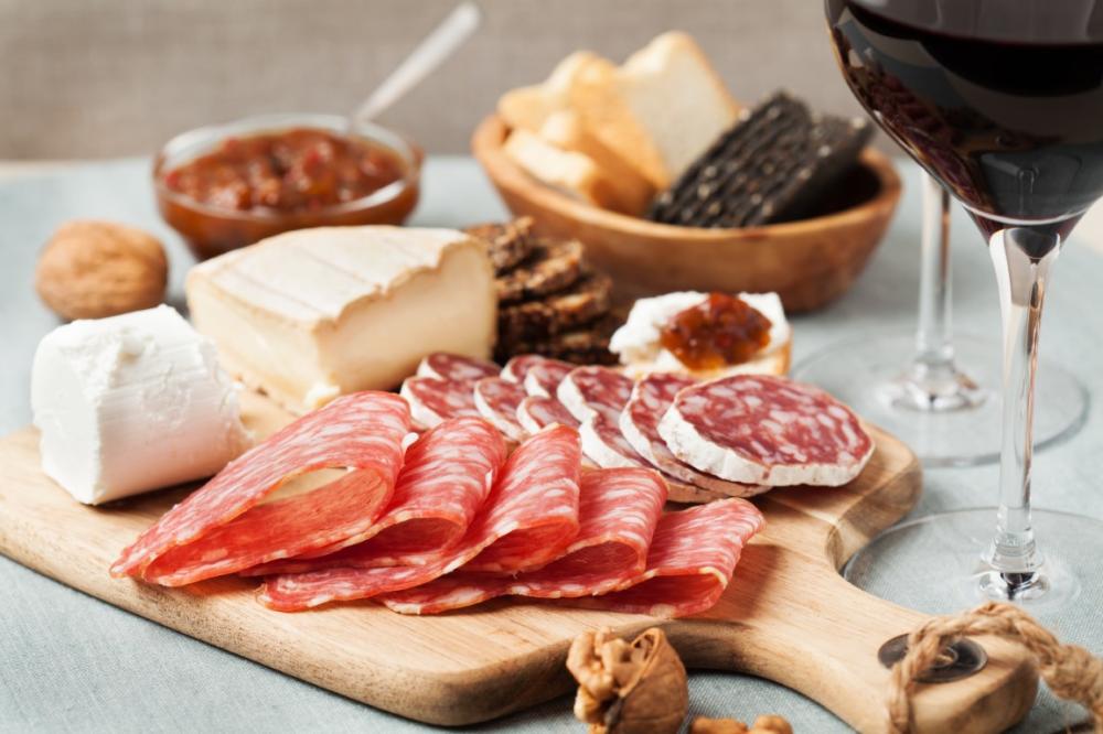 plateau de charcuterie et formage